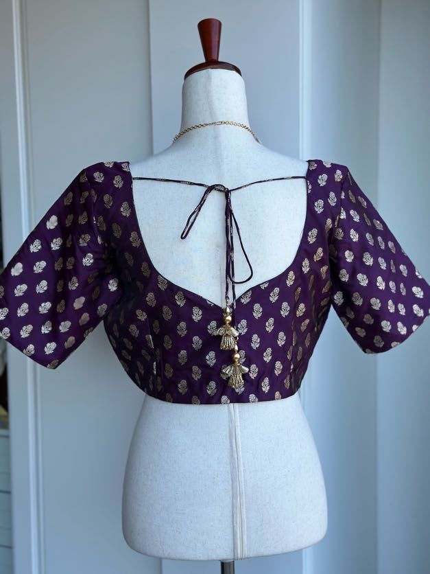 Banaras Brocade Blouse | Saree Readymade Blouses in USA