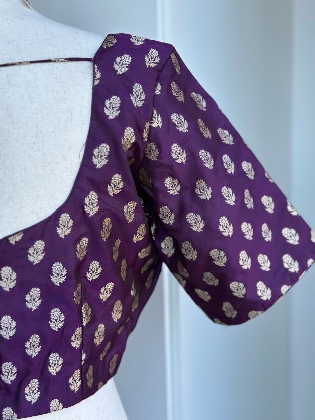 Banaras Brocade Blouse | Saree Readymade Blouses in USA