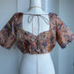 Tissue Floral  Blouse |  Readymade Blouses in USA