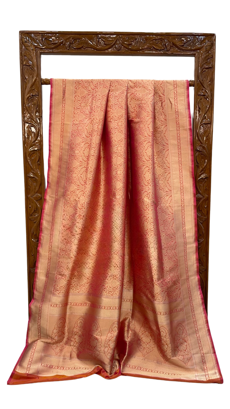 Pure Banaras Silk Saree/ Silkmark certified Saree/ Handloom saree