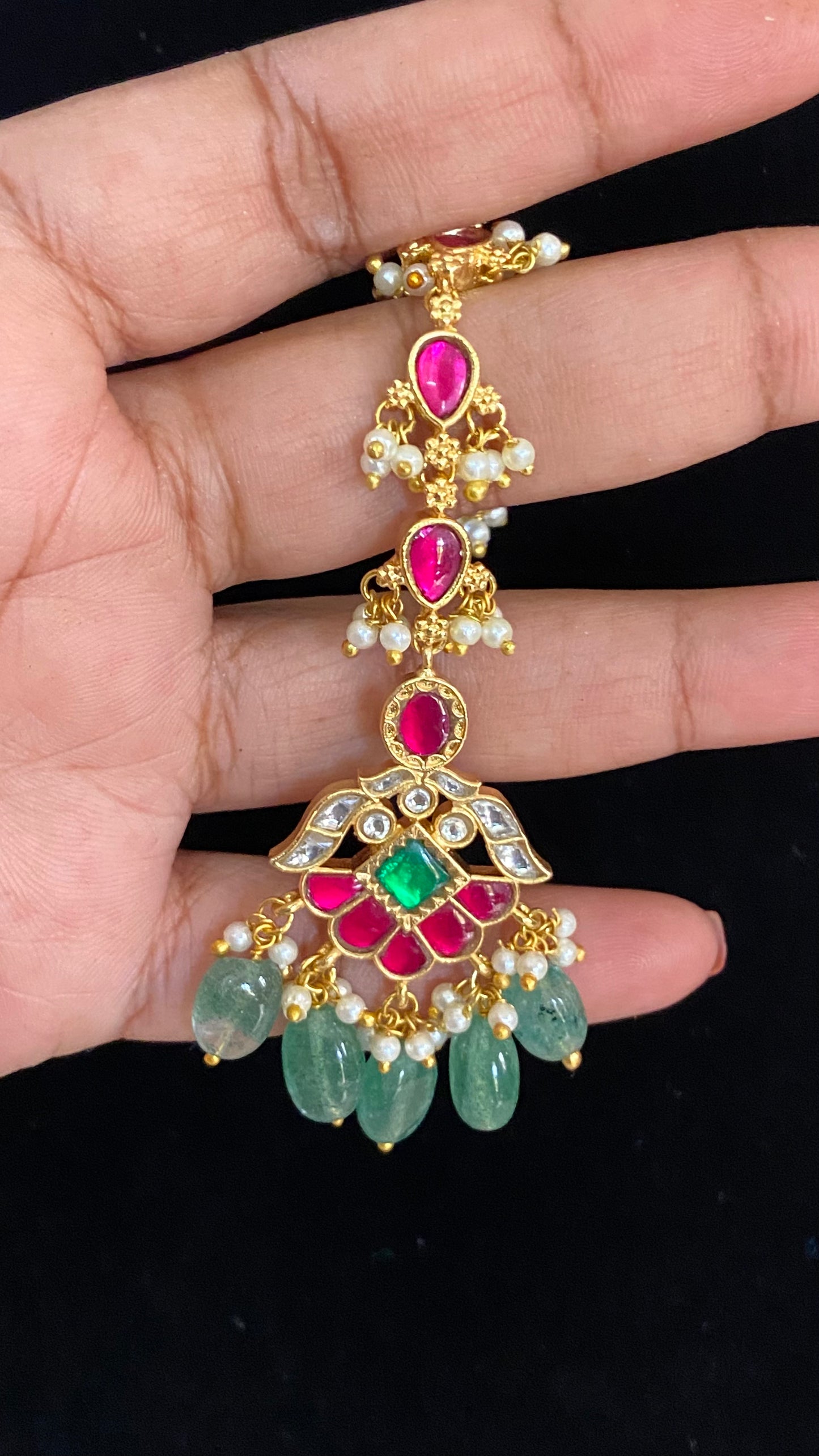 Jadau Kundan Maang Tikka | Traditional Maang Tikka | Gift Idea