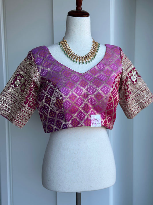 Dola Silk Blouse |   Readymade Blouses in USA