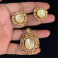 AD Polki Pendant & Studs | Indian Jewelry In USA