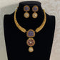 Carved Stone Pendant Antique Kante Set | Traditional Jewelry In USA