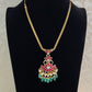 Jadau Kundan Pendant Nanu Patti  Set | Indian Traditional Jewelry In USA