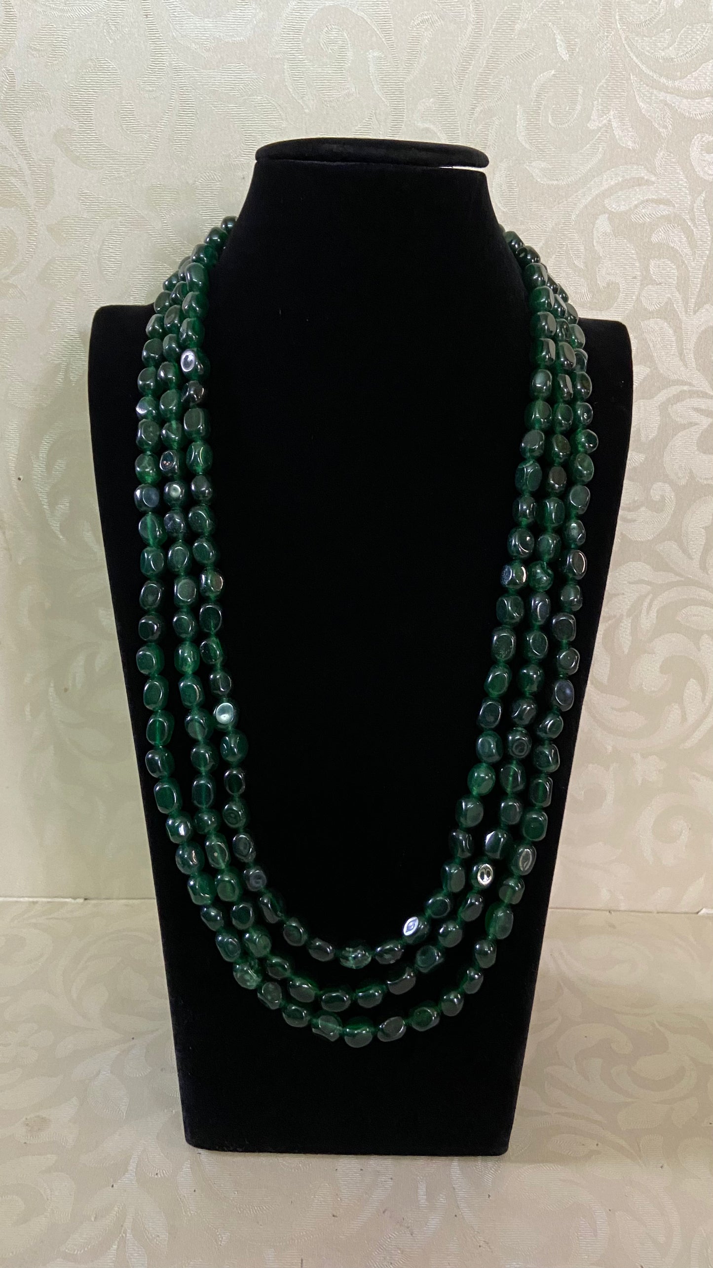 Gem Grade Onyx Beads Necklace | Indian jewelry in USA