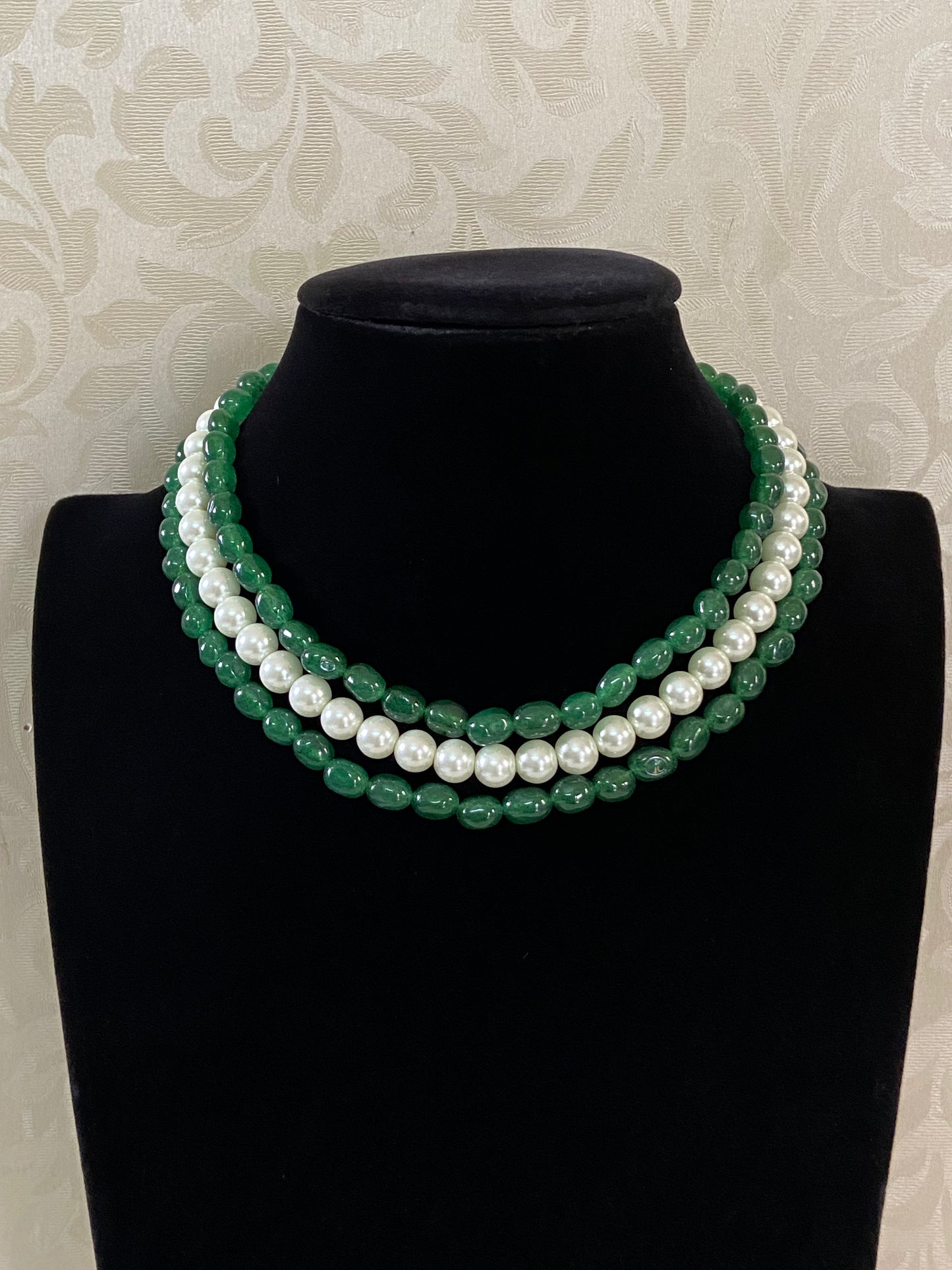 Beads & Pearl Choker | South Indian jewelry