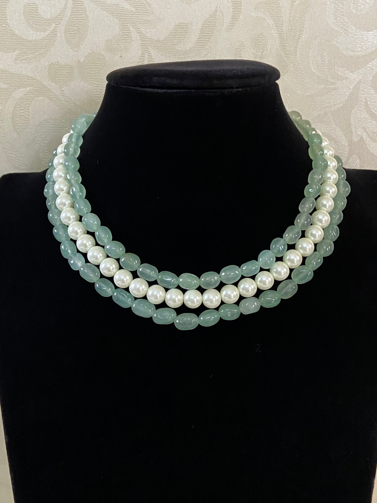 Beads & Pearl Choker | South Indian jewelry
