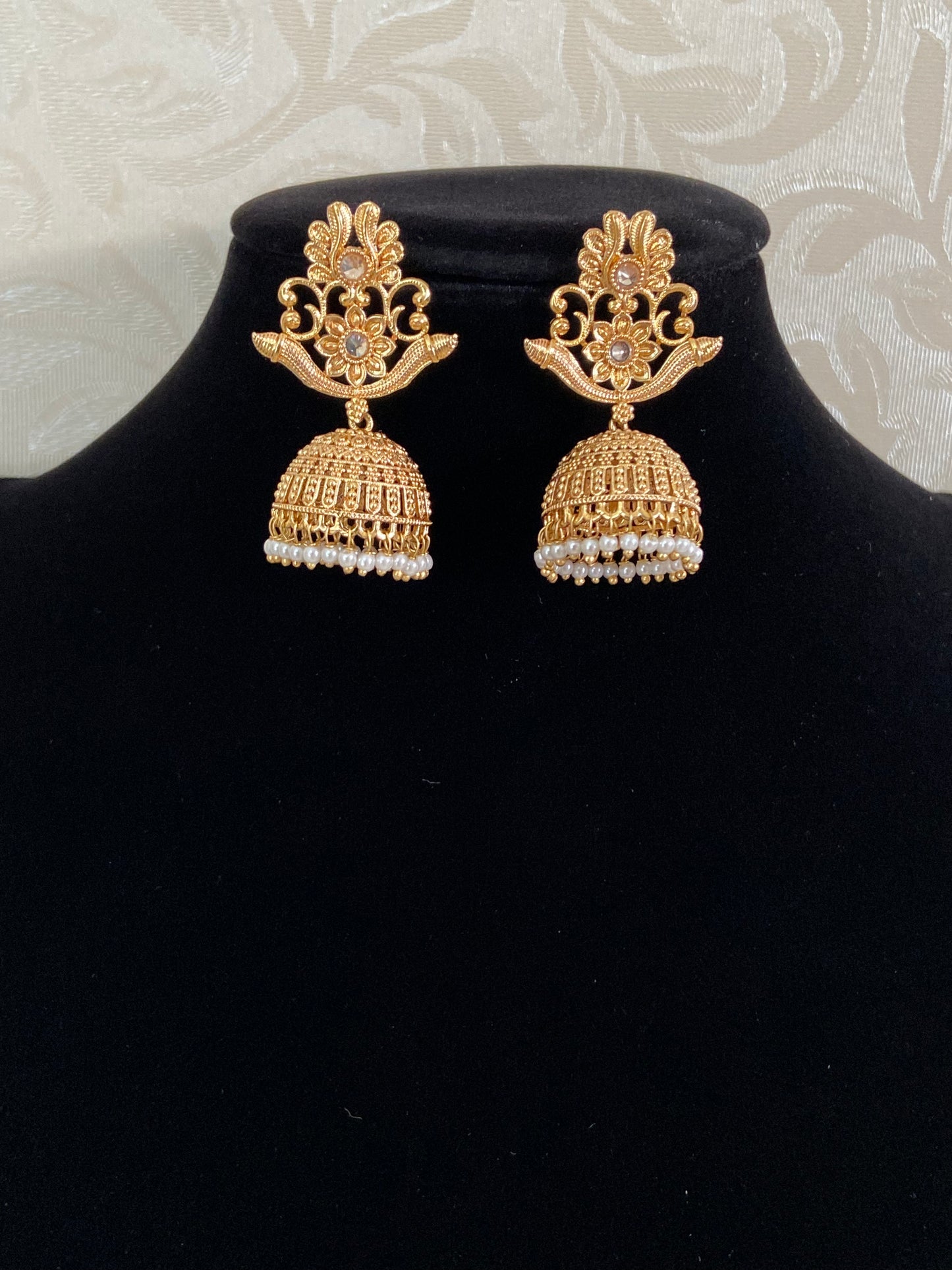 Antique Polki Jumkis | Indian Jewelry In USA