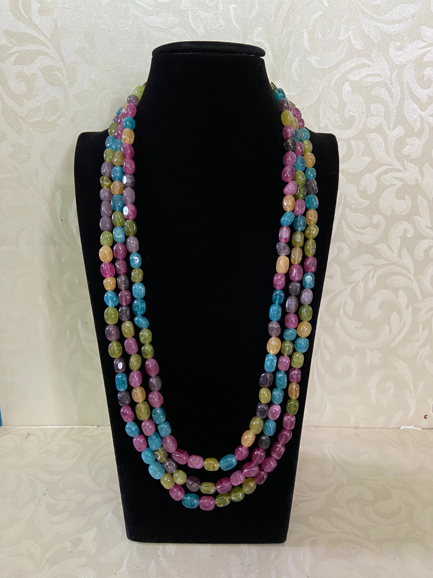 Gem Grade Onyx Beads Necklace | Indian jewelry in USA