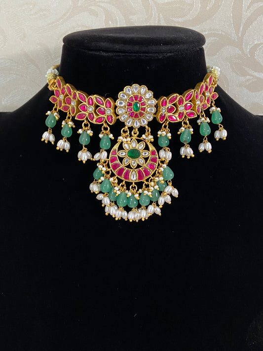 Beautiful Jadau Kundan Choker | Indian Jewelry In USA
