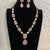 Semi Precious Stones With Jadau Fusion Necklace