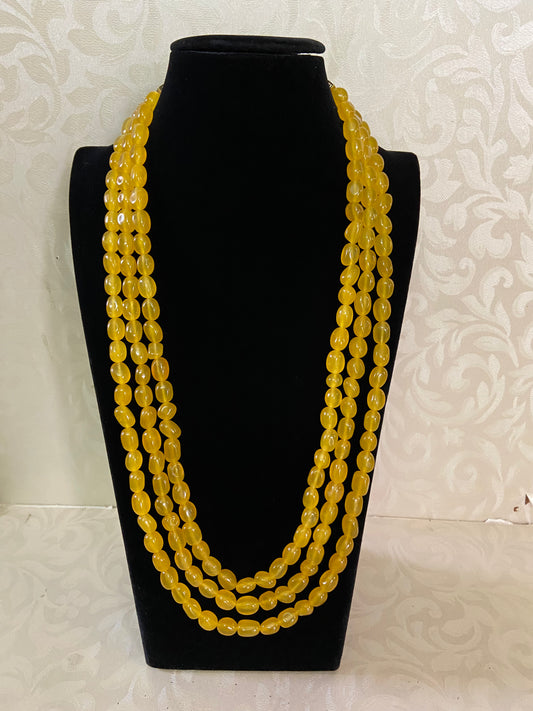 Gem Grade Onyx Beads Necklace | Indian jewelry in USA