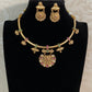 Antique Ruby Green Hasli Necklace Set | Traditional Jewelry In USA