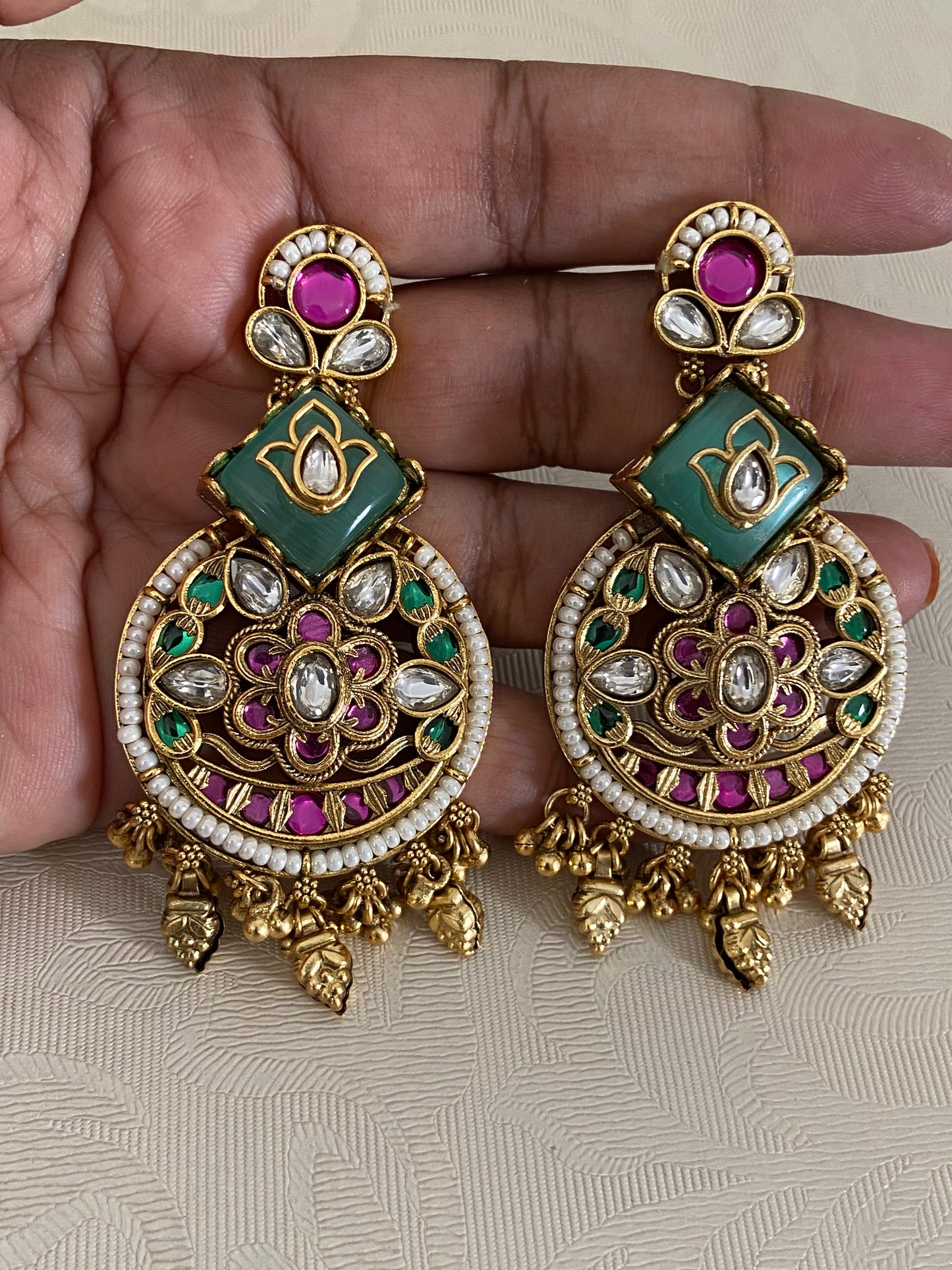 Fusion Earrings | Latest Indian Jewelry