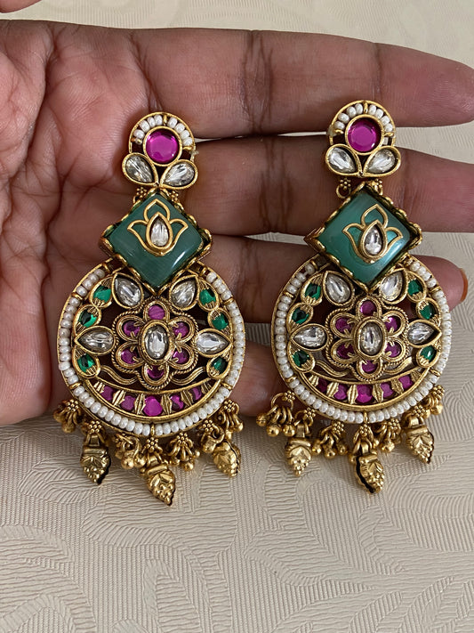 Fusion Earrings | Latest Indian Jewelry