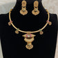 Antique Ruby Green Hasli Necklace Set | Traditional Jewelry In USA