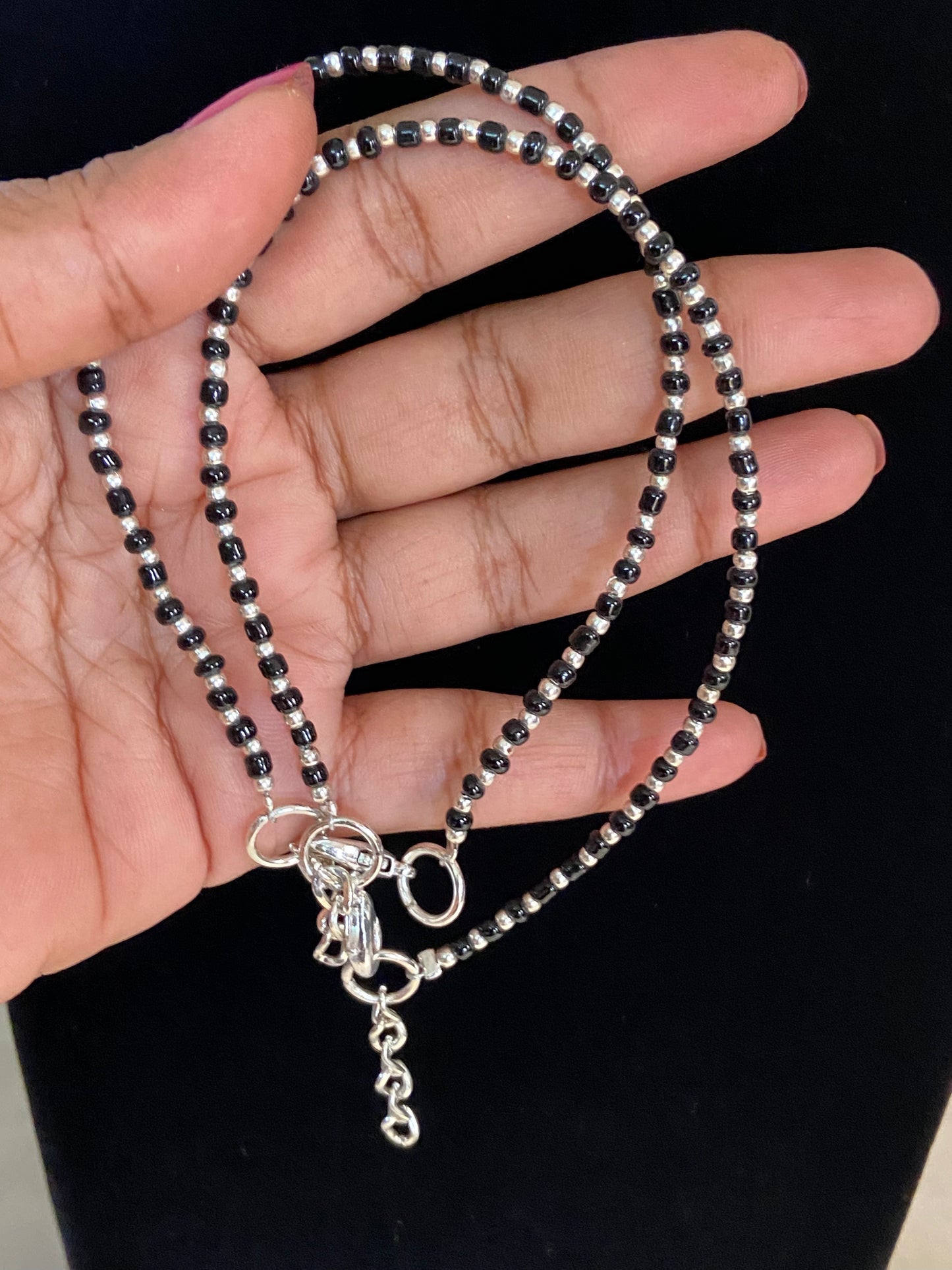 Oxidised Western Beads Anklet | Latest Indian Jewelry