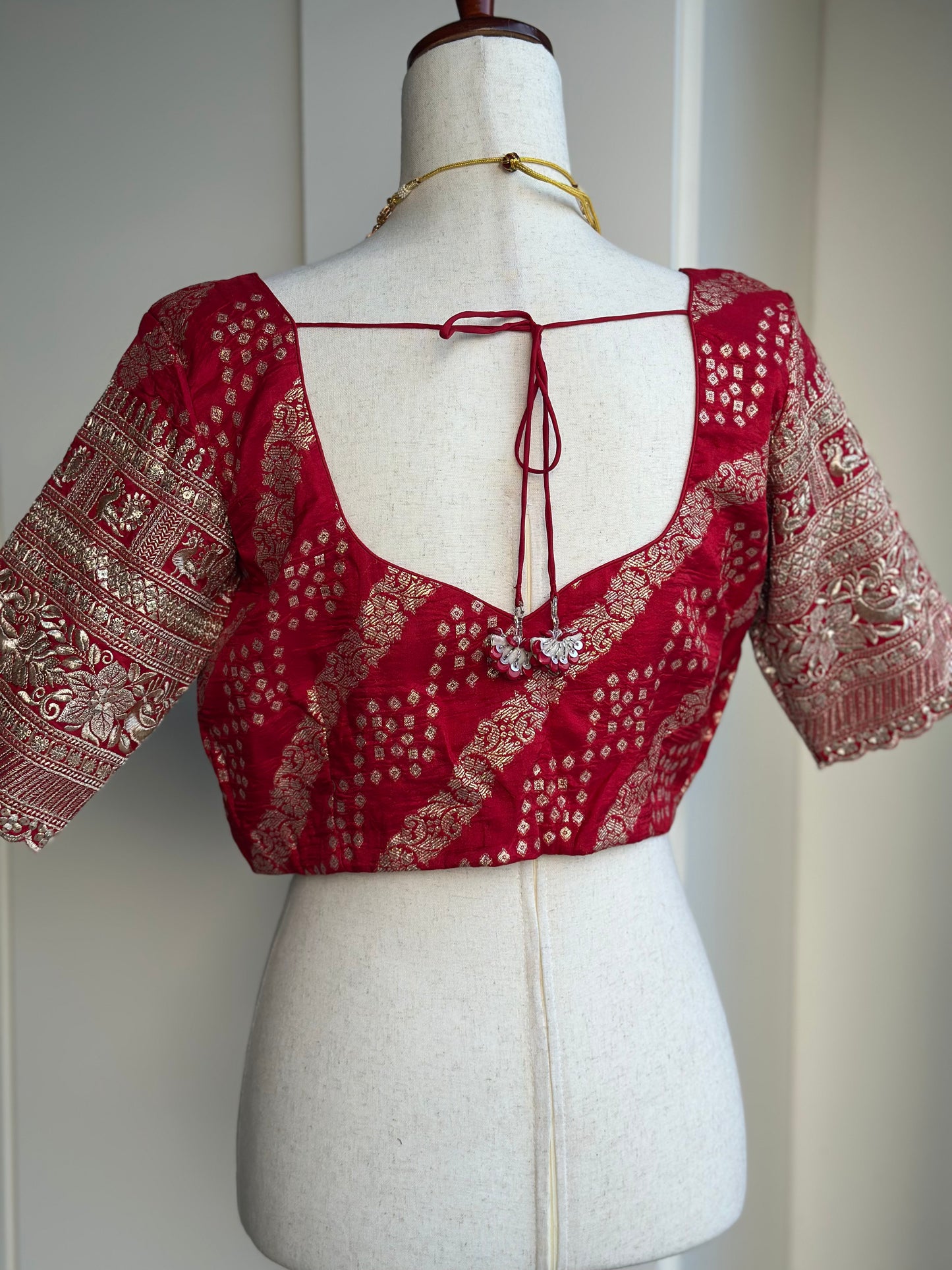Crepe Silk bandini Blouse | Readymade Blouses in USA