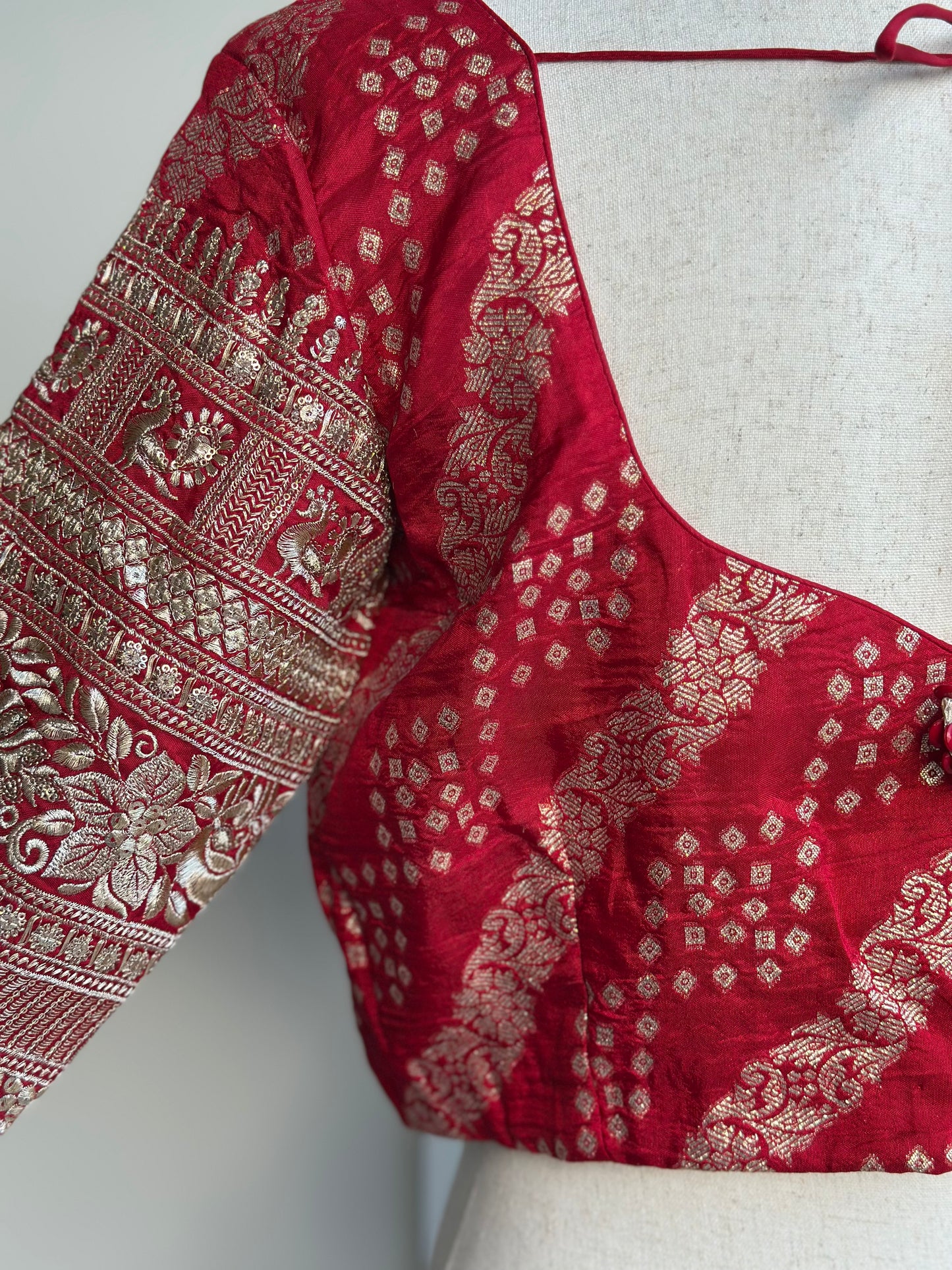 Crepe Silk bandini Blouse | Readymade Blouses in USA