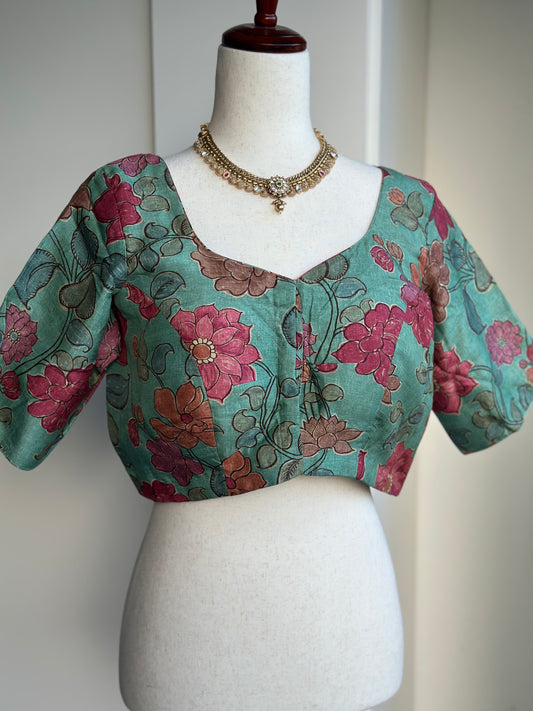 Semi Tussar Blouse | Saree blouses in USA