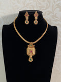 Antique Pendant Nanu patti Necklace Set | Indian Traditional Jewelry In USA