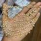 Pearl Champaswaralu | Hair accessories | indian Ear Chains