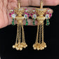 Kundan Peacock Dangle Earrings | Indian Earrings