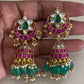 Jadau Kundan Jumkis | Traditional Indian Jewelry