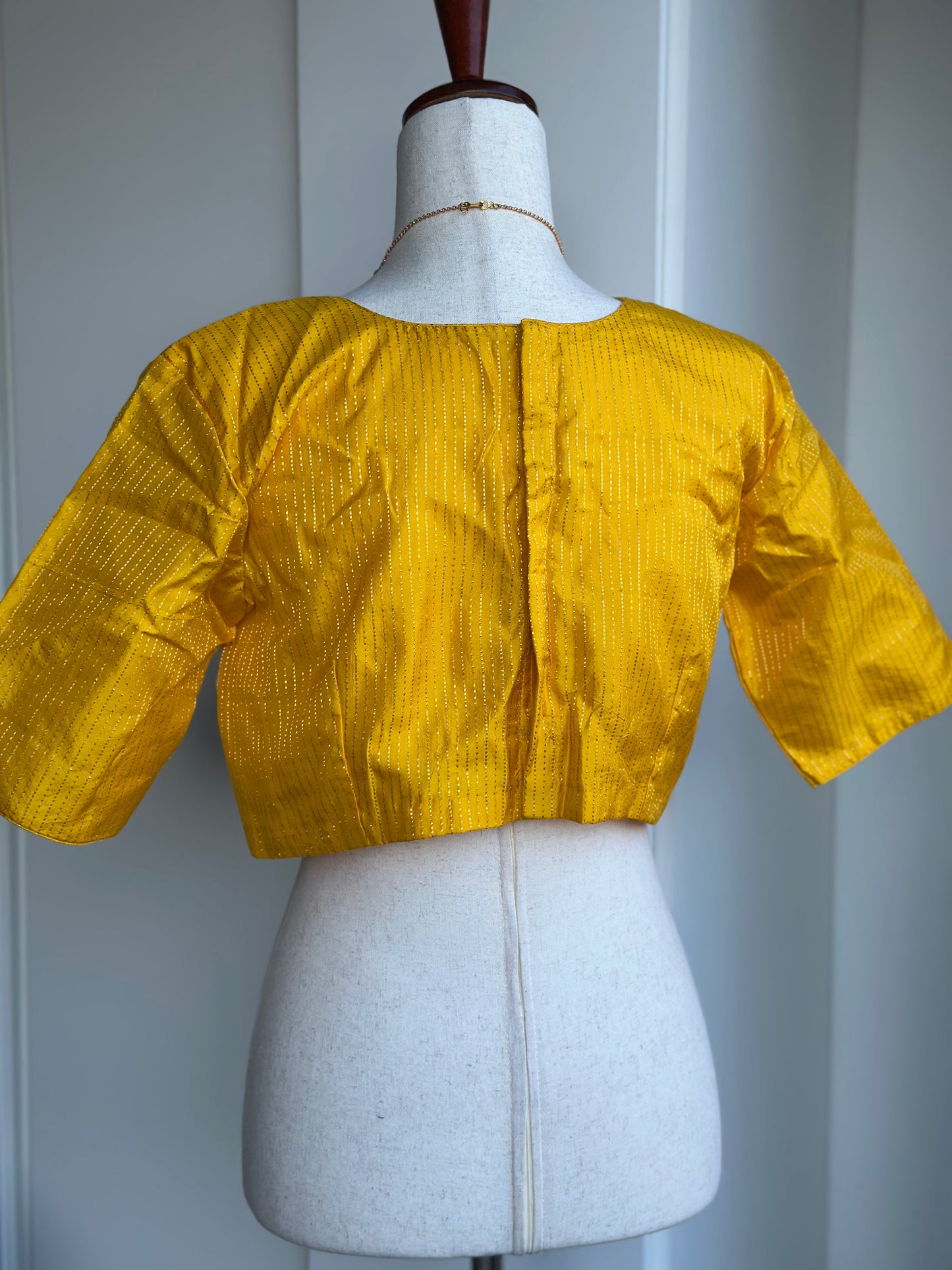 Yellow Brocade Blouse | Saree Blouses Online