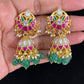 Antique Jadau Kundan Jumkis | Indian Traditional Jumki Earrings
