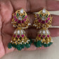 Antique Jadau Kundan Jumkis | Indian Traditional Jumki Earrings