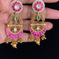 Antique Ahmadabadi Kundan Earrings | Kundan jewelry In USA