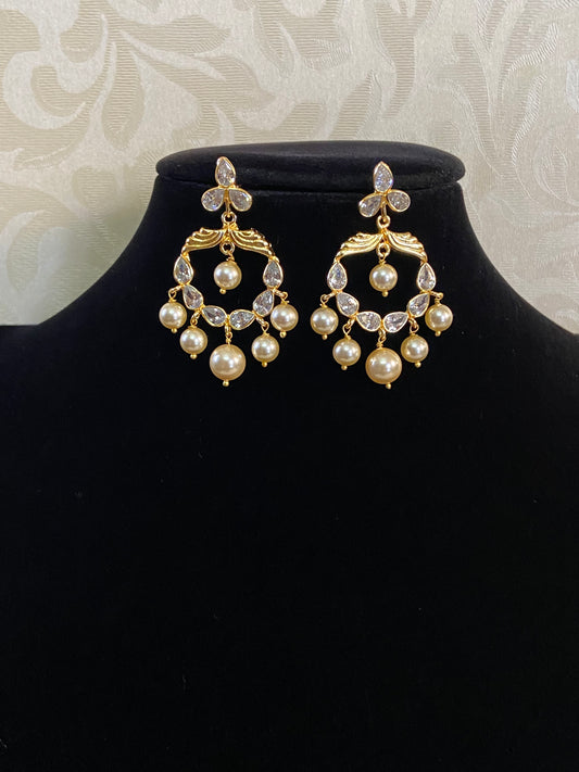 AD Polki Earrings | Indian Earring In USA