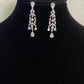 Classic CZ 2-Tone Earrings | Indian Earrings in USA