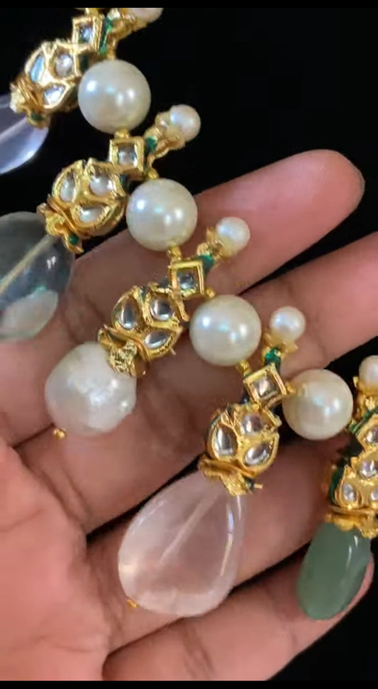 Multicolour Beads Pearl Necklace | Statement Necklace