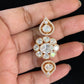 AD Polki Finger Ring | 2 Fingers Ring