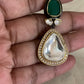 Polki Kundan Pendant Beads Mala Necklace | Indian Jewelry
