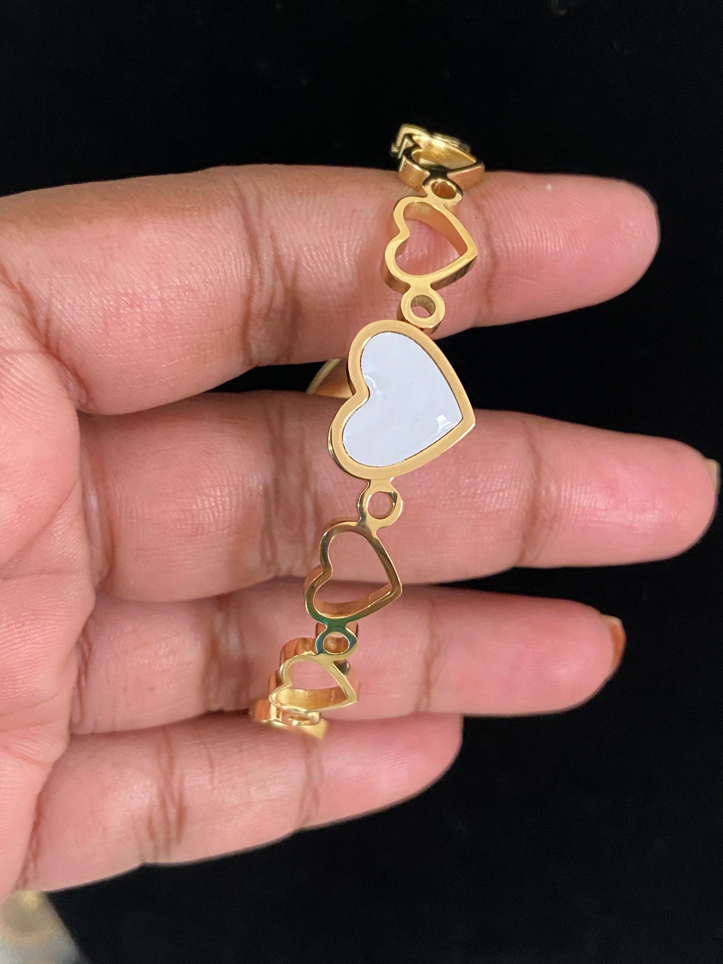Antique Heart shape Bracelet | Latest Indian Jewelry
