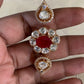 AD Polki Finger Ring | 2 Fingers Ring