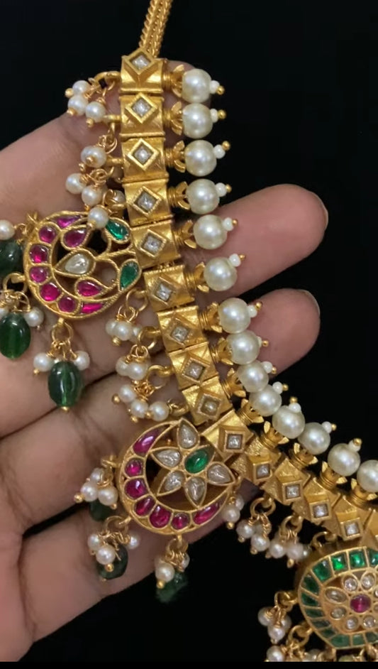 Jadau Kundan Necklace |  Indian Traditional Jewelry