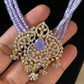 AD Pendant glass Beads Mala Necklace | Indian Necklace