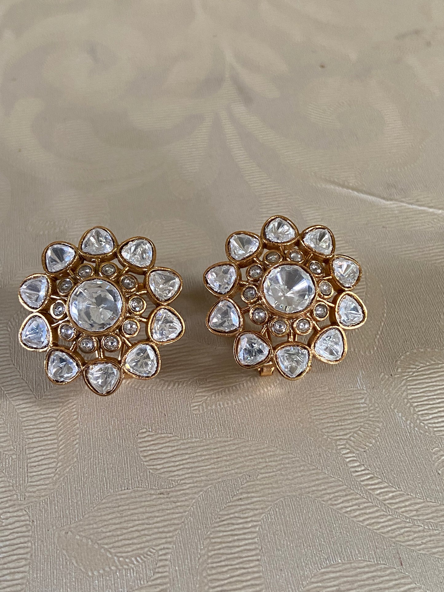 Moissanite Studs | Indian Stud Earring