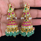 Antique Jadau Kundan Jumkis | Indian Traditional Jumki Earrings