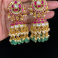 Premium Jadau Kundan Jumki Earrings | Indian Earrings | Gift Idea