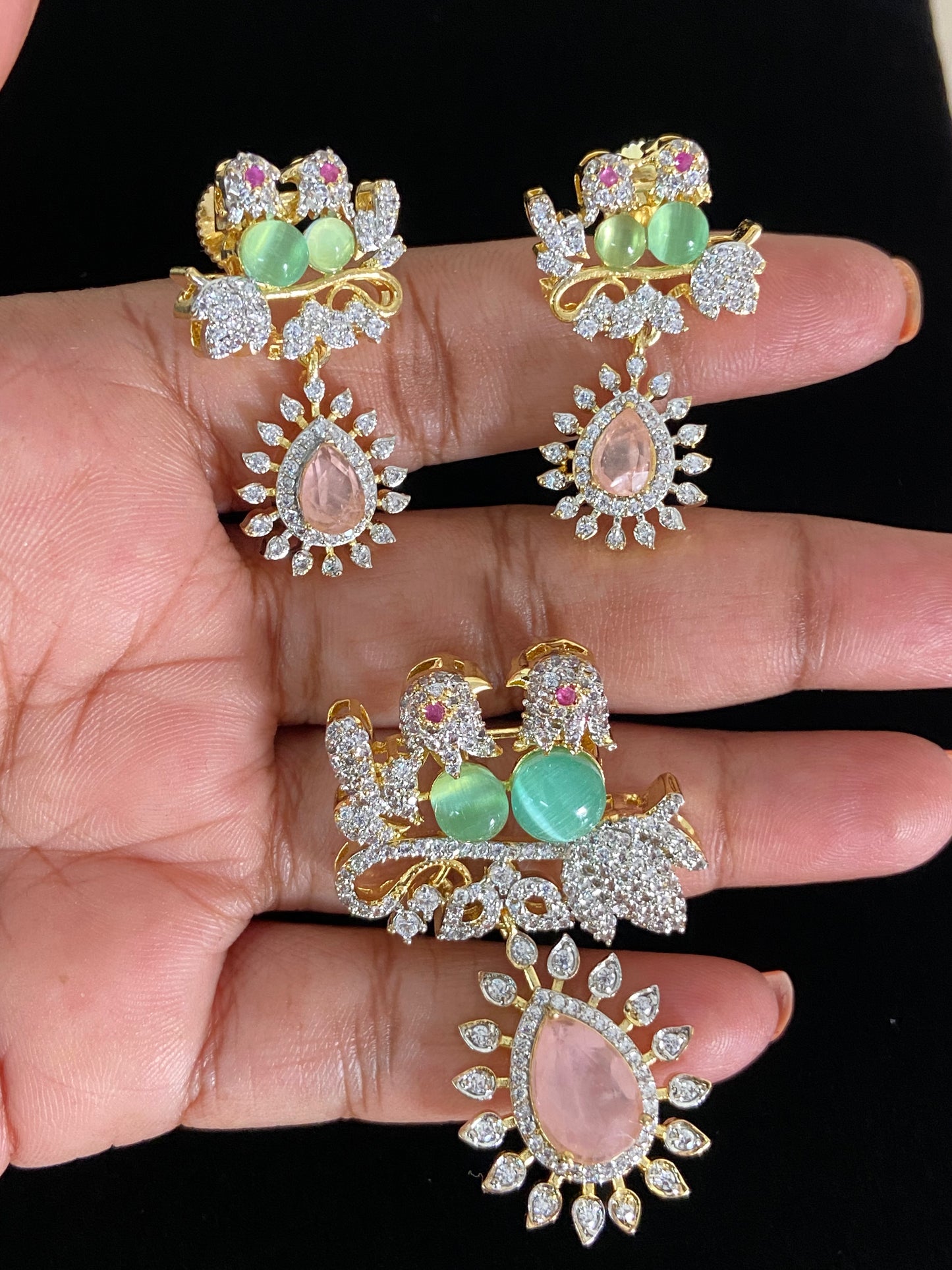 AD Bird Pendant Set | Latest Jewelry In USA