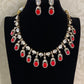 Victorian Polki Kundan Necklace With Earrings | Indian Necklace In USA