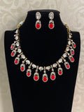Victorian Polki Kundan Necklace With Earrings | Indian Necklace In USA