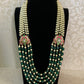 Jadau Kundan Side Pendants Beads & Pearls Groom Necklace | Indian Jewelry In USA