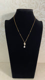 Simple AD Black Beads Necklace | Traditional Mangalasutra